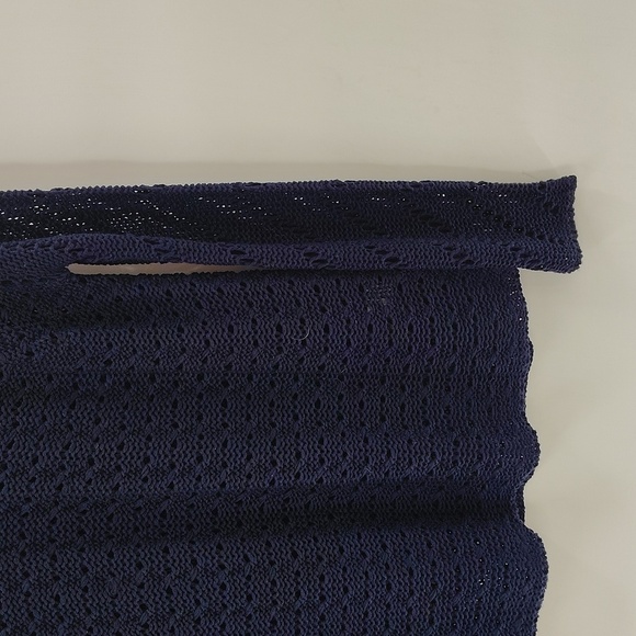 Lascana For Venus Navy Sweater Size Small Long Sleeve Loose Stitch Cover - Picture 3 of 8